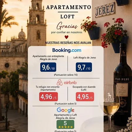 アパート Loft Alegria De Jerez *
